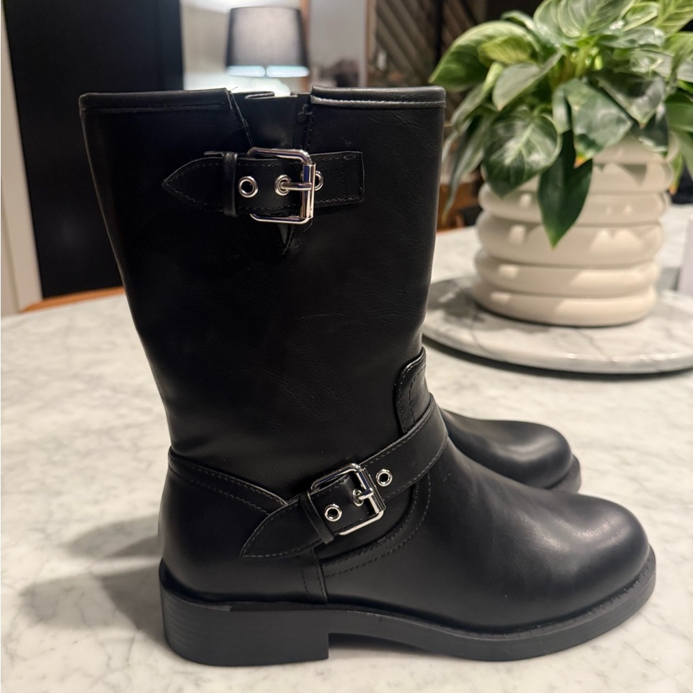 Dolce Vita Black moto Boots 8